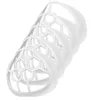 Маска для лица Одноразовый встроенный силиконовый 3D кронштейн для лица Внутренняя опорная рамка из мягкого силикона Держатель для комфортного дыхания9779272