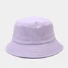 Unisex yaz katlanabilir kova şapka kadınlar açık güneş koruyucu pamuk balıkçılık av kapağı erkekler bob chapeau güneş şapkaları t2008265950116