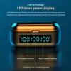 LHZW SMtech Luxury Mini Tws Écouteurs avec boîtier de charge Chargeur Case Earbud Bluetooth Wireless 5.0 musique Ephone pour Iphone 11 XS 8 PLUS Xiaomi