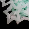 40 stks / partij Lichtgevende muurstickers Glow in The Dark Stars Stickers Decals voor Kids Baby Kamer Woondecoratie Kleurrijke Fluorescerende Sterren Sticker