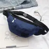 Unisex Stampa Lettera marsupio Canvas Bag Bag donne degli uomini della cinghia di modo casuale borse Belt Pouch femminile di viaggio Banana Uomini Fanny Borse portafoglio telefono