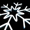 Christmas Party Decoration Xmas gift White Snowflake Sign Holiday Lighting Home Bar Public Places Handmade Neon Light 12 V Super Bright