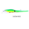 6pcsLot 14cm40g Lifelike Fishing Lure Set Artificial Wobbler Jig Squid Lure for Tuna Bass Hard Bait Saltwater Fishing Lure9231360