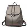 Diseñador- Mochilas de cuero para niñas adolescentes 2019 Nueva mochila para computadora portátil Moda para mujer Mochila informal Satchel School Bag