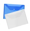 Fichier A4 Sac de rangement Fichiers de documents Sacs avec bouton-pression Enveloppes de classement transparentes Dossiers de papier de bureau d'étudiant en plastique