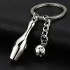 FREE SHIPPING BY DHL Fashion Sports Bowling Ball Key Chains Metal Bowling Key Rings Gifts WB2522