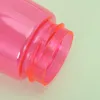 15 oz 450 ml Plast Sippy cup Småbarnsglas Isolerad flaska sommar Klar färgglada barnvattenmuggar med sugrör Partihandel i bulk