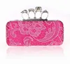 New-Ladies Evening Bag for Party Day Clutches Knuckle Boxed Crystal Clutch Cvening Bag for Weddings HQB1716314W