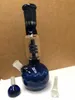 28 cm 11 tums glas bongs filterrör oljeplattformar bubbler vattenrör bong hookah