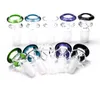 Glass Bowl Hookahs Color 14mm 18mm Mix Bong Bowls Male Piece For Water Pipe Dab Rig Smoking wholesale