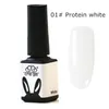 Nail Gel 4 Colors Clear Milky Protein Color French White Nails Long Lasting Polish UV LED Semi Permanent Soak Off