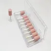 10шт в коробке 4мл Пустой Lip Gloss Tube Lip Balm Container Mini Перезаправляемые бутылки лака для ногтей бутылки Флакон образец трубки