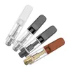 S4 Glass Wickless Vaporizer Tank Ceramic Atomizer 510 Thicker Oil Cartridge with 2.0mm hole