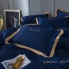 Sisher Luxury Bedding Set 4pcs flat Bed Sheet Brief Duvet Cover Sets King Comfortable Quilt Covers Queen Size Bedclothes Linens Y200111
