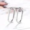 Stud 925 Sterling Silver Earrings For Women Geometric Men Gold Earring Fashion Korea Jewelry 2021 1