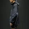 Ropa de moda en ambos lados sudaderas con capucha negras ropa de calle chaqueta de camuflaje militar hombres estilo coreano moda sudadera ropa Harajuku