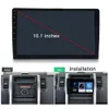 2 Din Car Video Audio System DVD Player Radio GPS Navigation Bluetooth för Universal Stereo Head Unit Support TPMS DVR OBD II Bakkamera Aux WiFi