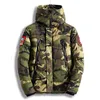 Parkas Winter Jacket Men 2022 Camuflage Ejército espeso Comba cálida y cálida Abrigo de parka Masmon Mason Capeta acolchada M-3XL QQ003