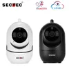Sectec 1080p Cloud Wireless IP Câmera Inteligente Auto Tracking do Human Home Security Surveillance CCTV Network Wifi Cam