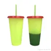 24oz Color Changing Cup Cold Water Change Color Magic Mug Drinking Tumbler With Lids and Straws 08