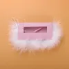 Private Label Logo fluffy Magnet Feather Long Square Box False Eyelashes Packaging Boxes Makeup Tools Eyelash Package DHL 2276003