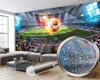 3D-Wandbild-Tapete, 3D-Moderne Tapete, Supergroßes Zehntausend-Fußball-Stadion, Digitaldruck, HD-dekorative, schöne Tapete