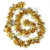 OurWarm 2M Colorful Snowflake Tinsel Ribbon Christmas Tree Garland Decorations Xmas Home Ornaments Festival Party Decoration