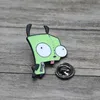 K99 Cartoon Alien Lustige Metall Emaille Pins und Broschen für Rucksack/Tasche Abzeichen Denim Brosche Kragen Schmuck 1 Stück