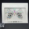 3D Crystal Glitter Jewels Tattoo naklejka Kobiety Moda twarz Body Klejnoty Festiwal Cygan