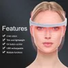 2020 NIEUW KOREA USB Draadloze 3 Kleur LED Licht Therapie Gezichtsmasker Voor Huid Schoonheid Verjonging Gezichtsverzorging Home Gebruik DHL gratis verzending