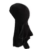 Unisex 벨벳 Durags Bandana Turban Hat 해적 모자 가발 Doo Durag Biker Headwear Headband 해 적 모자 헤어 액세서리 DHC3984