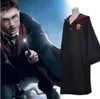 Kostym Harries Magic Robes Cosplay Party Supplies Barn Män Kvinnor Robe Cloak Halloween Festival Kostymer Kap för stora barn Partihandel