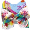 INS 8inch jojo siwa girls hair clips jojo siwa bows kids barrettes bowknot girls BB clips designer baby girl hair accessories