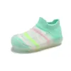 2020 Nya barn pojkar Flickor Casual Shoe Kids Sport Elastisk Sommar Drafty Fashion Canvas Slip-On Running Shoe Flat Sneakers