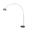 Lampadaire LED pliable à Arc rotatif, design nordique E27, marbre noir chromé, pour le travail de bureau et l'étude, éclairage de décoration de maison