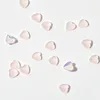 100 pièces 3D en forme de coeur oeil de chat pierre décalcomanie Nail Art strass breloques pierres précieuses décoration artisanat bijoux bricolage diamant coeur