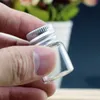 100 x 5ml 8ml 10ml 20ml 30mlプラスチックチューブアルミキャップクリアリーク防止シーリング小型の空の薬の化粧品サンプルペットボトル