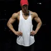 Ny Märke Mens Mesh Fitness Clothing Gym Stringer Tank Top Men Bodybuilding Vest Workout Singlets Running Ärmlös Skjorta CX200817