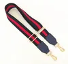 Nylon Colorful Stripe Handbags larges 38 cm Sang de bague accessoires de bricolage de bricolage Bordeaux de remplacement ceinture réglable pour BAG9513413