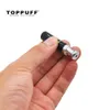 TOPPUFF Aluminiumpfeife, Baseballschlägerform, Metall, One Hitter, 54 mm, Einbaumpfeife, Kräutertabak, Zigarettenpfeife, Zubehör