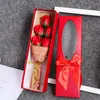 발렌타인 데이 비누 장식 꽃다발 선물 상자 로맨틱 장미 인공 꽃 목욕 꽃잎 집 웨딩 장식