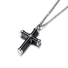 Stainless Steel Cross Pendants Lovers Necklace Ashes Keepsake Couples Jewelry Perfume Bottle Cremation Box Urn Memorial Locket Men Women