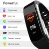 Nouveau C6T montre-bracelet intelligente avec moniteur de fréquence cardiaque de température corporelle IP67 étanche Bracelet intelligent Fitness Tracker de santé
