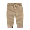 2019 Tendenza moda Primavera Bambini Ragazzi Pantaloni scozzesi di marca Casual Autunno Infantile Abbigliamento per bambini4590418