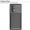 Niepoślizgowe włókno włókna wstrząsowe do wstrząsu Slim Fit Soft TPU Gel Case dla Moto Edge + Hyper One Fusion Plus One Vision Moto G Styus G Power E7