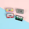 Retro rechthoek metalen broche cartoon video tape broches mode kleding accessoires mini schattige partij decoratie geschenk 2 3QH G2