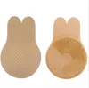 Womens Intimates Acessórios Elevador Respirável Rabbit Orelhas Forma Bra Pads Estilo Fêmeas Estilo Underwearser Sexy Invisível Silicone Pad