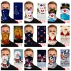 Chirstmas Magic Headscarf utomhus sport huvudband halsdukar Dustpoof Magic Cycing Scarf Headwrap Protective Mask Christmas Party Masks RRA3482