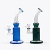 Narguilés de vidro Dab Rig reciclador Perc Tubo de água Cachimbos de água de tubo reto Cachimbos de bolhas Bongs para fumar