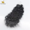 Extensions de cheveux bouclés de couleur noire naturelle Micro Ring HairBundles 100 brins 1g / brin Remy HumanHair 8-30 pouces Big Curl Wavy